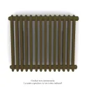Vuelta EL horizontal, sans régul., Bronze, 1000W, H 600 mm / L 742 mm