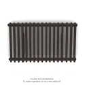 Vuelta EL horizontal, sans régul., Dark Brown, 1500W, H 600 mm / L 1018 mm