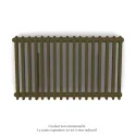 Vuelta EL horizontal, sans régul., Bronze, 1500W, H 600 mm / L 1018 mm