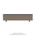 Fassane Premium EL plinthe, sans régul, Beige Grey mat ,1500W, H296mm/L1525mm