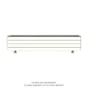Fassane Premium EL plinthe, sans régul, Pure White 9010, 1500W, H296mm / L1525mm