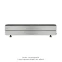 Fassane Premium EL plinthe, sans régul, White Aluminium ,1500W, H296mm/L1525mm