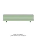 Fassane Premium EL plinthe, sans régul, Pastel Green mat, 1500W, H296mm/L1525mm