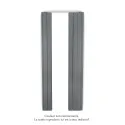 Fassane Premium EL miroir cde RF Anthracite 0346, 1000W, H1817mm / L740mm