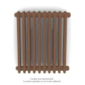 Vuelta EL horizontal, sans régul., Terracotta, 500W, H 600 mm / L 512 mm