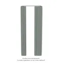 Fassane Premium EL miroir cde RF Blue Grey 7231, 1000W, H1817mm / L740mm