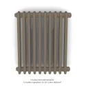 Vuelta EL horizontal, sans régul., Beige Grey, 500W, H 600 mm / L 512 mm