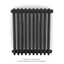 Vuelta EL horizontal, sans régul., Black Quartz, 500W, H 600 mm / L 512 mm