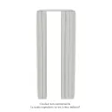 Fassane Premium EL miroir cde RF Light Grey 0262, 1000W, H1817mm / L740mm