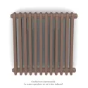 Vuelta EL horizontal, sans régul., Terracotta Faded, 750W, H 600 mm / L 604 mm
