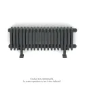 Vuelta EL plinthe, commande RF, Black Matt, 1000W, H330 mm / L962 mm