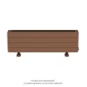 Fassane Premium EL plinthe, sans régul, Terracota mat 0292,1000W, H296mm/L1025mm
