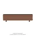 Fassane Premium EL plinthe, sans régul, Terracota mat ,1500W, H296mm/L1525mm