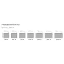 Rayonnant Quartéa-3EO panneau horizontal - 500W - blanc