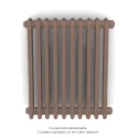 Vuelta EL horizontal, sans régul., Terracotta Faded, 500W, H 600 mm / L 512 mm