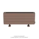 Fassane Premium EL plinthe, sans régul, Terracotta Faded mat,750W, H296mm/L825mm