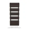 Régate EC, couleur Dark Brown, 583W, H 1259 mm / L 500 mm
