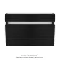 Régate EC double, couleur Traffic Black, 1043W, H 666 mm / L 1000 mm