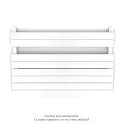 Régate EC, couleur White Matt, 656W, H 666 mm / L 1000 mm