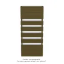 Régate EC, couleur Bronze, 1300W, H 1851 mm / L 800 mm