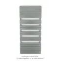 Régate EC, couleur Titane, 1300W, H 1851 mm / L 800 mm