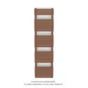 Altai Spa EC, Terracotta 0292, 614W, H 1540 mm / L 400 mm