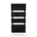 Régate EC, couleur Jet Black, 504W, H 1037 mm / L 500 mm