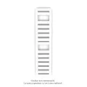 Karena Spa EC, robinetterie, Blanc RAL 9016, 582W, H 1540 mm / L 400 mm