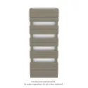 Régate EC, couleur Concrete Grey, 583W, H 1259 mm / L 500 mm