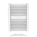 Palma Spa EC cintré, racc.centré, Blanc RAL 9016, 393W, H 746 mm / L 496 mm