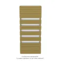 Régate EC, couleur Beach Gold, 1300W, H 1851 mm / L 800 mm