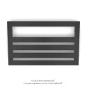 Karena Spa EC, robinetterie, couleur 7016, 447W, H 595 mm / L 900 mm