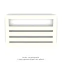 Karena Spa EC, robinetterie, couleur 9010, 447W, H 595 mm / L 900 mm