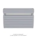 Régate EC double, couleur Light Jeans, 1043W, H 666 mm / L 1000 mm