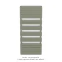 Régate EC, couleur Cement Grey, 1300W, H 1851 mm / L 800 mm