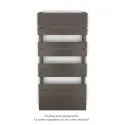 Régate EC, couleur Brown Quartz, 504W, H 1037 mm / L 500 mm
