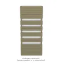 Régate EC, couleur Yellow Grey, 1300W, H 1851 mm / L 800 mm