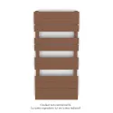Régate EC, couleur Terracotta, 504W, H 1037 mm / L 500 mm