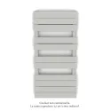 Régate EC, couleur Light Grey, 504W, H 1037 mm / L 500 mm