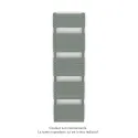 Altai Spa EC double, Blue Grey 7231, 1262W, H 1804 mm / L 500 mm