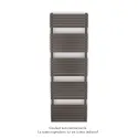 Altai Spa EC double, Brown Quartz 0529, 1485W, H 1804 mm / L 600 mm