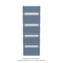 Altai Spa EC double, Pigeon Blue 5214, 1485W, H 1804 mm / L 600 mm
