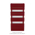 Régate EC, couleur Ruby Red, 504W, H 1037 mm / L 500 mm