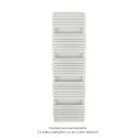 Altai Spa EC double, White Quartz 0521, 1262W, H 1804 mm / L 500 mm