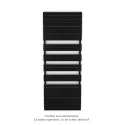 Régate EC, couleur Traffic Black, 1479W, H 2147 mm / L 800 mm