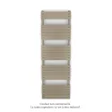 Altai Spa EC double, Beige Quartz 0523, 1049W, H 1540 mm / L 500 mm
