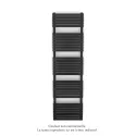 Altai Spa EC, Black Quartz 0550, 884W, H 1804 mm / L 500 mm