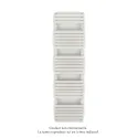 Altai Spa EC, White Quartz 0521, 614W, H 1540 mm / L 400 mm