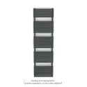 Altai Spa EC double, Black Matt 0557, 1262W, H 1804 mm / L 500 mm