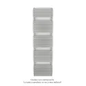 Altai Spa EC, White Aluminium 9006, 884W, H 1804 mm / L 500 mm